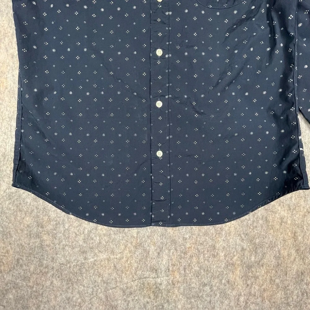 J Crew Secret Wash Organic Cotton Slim Stretch Button Down Work Casual Shirt M